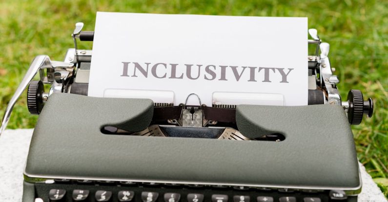Inclusive Education - A typewriter with the word inclusivity on it